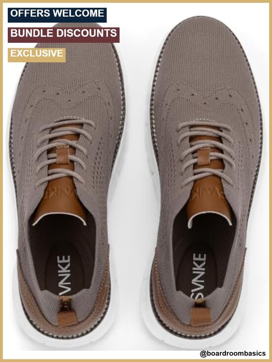 Men\'s Fashion Dress Shoes Oxfords Sneakers Business Breeze Comfort Lightweight main image 6